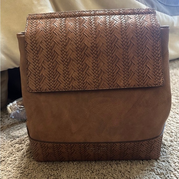 Tan Leather backpack main image 8